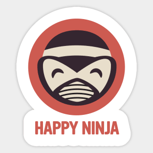 Happy Ninja Sticker